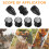 7Pcs Rubber Front Handle Isolator Buffer Shock Mount elements Set Kit 7