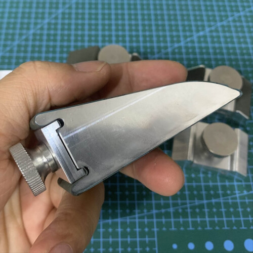 Aluminiumlegering Sandpappersställ Slipklämma Innerhörnplan Polering 2