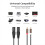 σε 2xLR 3-Core XLR καλώδιο μίξης ενισχυτή ισχύος ενεργό ηχείο μικρόφωνο 8