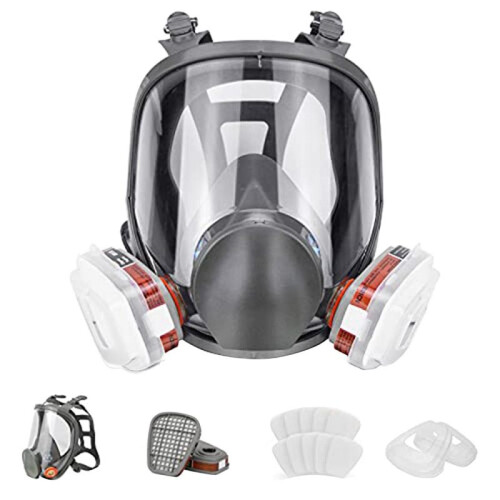 Full Protection Mask Respiratory Breathing Reusable Protective with Ac 1