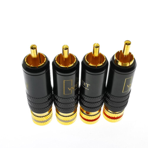 WBT-0144 Επιχρυσωμένο για βύσμα τύπου βύσματος, υποδοχή ήχου και βίντεο AV 2