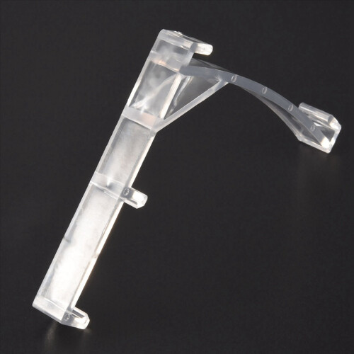 Clips de cortina de plástico transparentes para persianas verticais, 3,5 polegadas (8,9 cm). 1