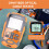 Mini optisk effektmåler - M7 OPM fiberkabeltester - 70DBm-+10DBm SC/ 10
