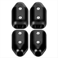 stuks 5/8 inch touwklemmen grote herbruikbare klem zwarte kunststof connector