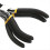 8PCS Mini Pliers Set Long Nose with Teeth Flat Jaw Round Diagonal Wire 7