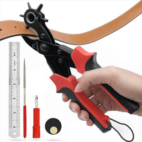 Perforator din piele, perforator de curea pentru curele, ceasuri. Diametru: 4,5/4/3. 2
