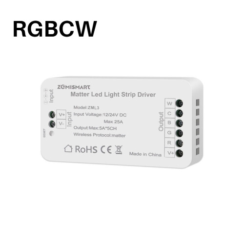 Controller per strisce LED Matter Wifi RGBCW Bixb//per la casa/per il controllo 2