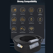 Cavo di prolunga USB 3.0 con amplificatore tipo A maschio a femmina