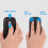 Portable Wireless Curved Touch Mouse Foldable Ultra-Thin Silent Ergono 7
