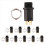 10 stk. 3,5 mm mini stereo hunstik til panelmontering, lodde, sort 4