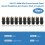 10 stk. 3,5 mm mini stereo hunstik til panelmontering, lodde, sort 9