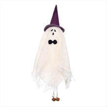 Stück Halloween-Hängegeister mit Hexenhut, niedliche gruselige Geisterdekoration