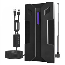 Amplificator TV complet HDTV DVBT2 HD 4K, semnal puternic pentru interior și exterior