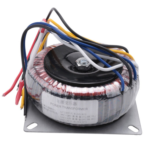 Transformator dual AC 28V 12V, simplu, 200W, pentru preamplificator, amplificator de ton 1