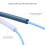 Til Xs-serien af Bowden PTFE-slange 3/Pro 5 -10/10S 3D-printer 1,75M 6