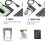 till USB 3.0-adapterkabel hårddiskkonverterare stöder 2,5/3,5 tums Ex 7