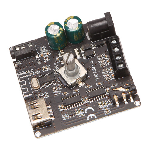 XY-AP100L 100WX2 Bluetooth 5.0 Στερεοφωνικός Ενισχυτής Κάρτας AUX USB Ήχου Ca 2