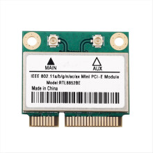 RTL8852BE-verkkokortti WiFi 6 1800Mbps BT 5.2 Dual Band Langaton MiniP