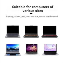 2-częściowy przenośny stojak na laptopa, składany uchwyt, podnóżek do notebooka