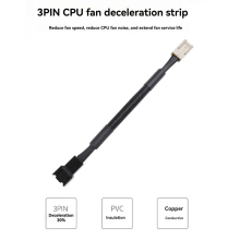 3-pinowy kabel przedłużający rezystor zmniejszający hałas wentylatora PC, przewód procesora 3-pinowy