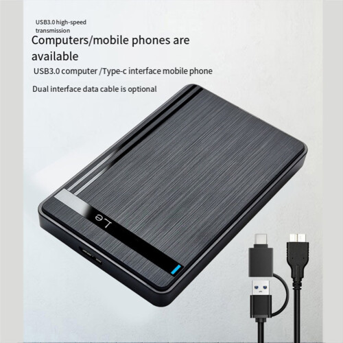 2,5 tommer HDD SSD-kabinet USB 3.0 til ekstern harddisk-etui til bærbar computer 2
