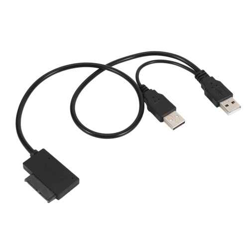 Λεπτό καλώδιο USB 2.0 σε εξωτερικό τροφοδοτικό 7+6 για μετατροπέα φορητού υπολογιστή 1