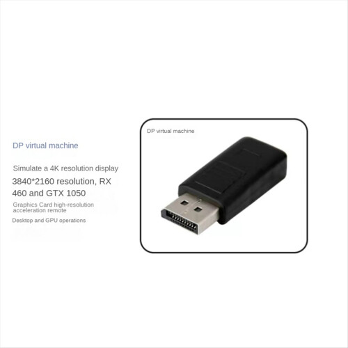 szt. 4K Displayport Dummy Plug DP Virtual Display Adapter Graphics Vid 2