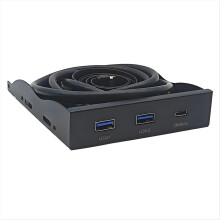 USB3.2 GEN2 TYPE-C 3,5-calowy panel przedni stacji dyskietek 2 porty + 1 typ C 20 Gb/s