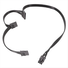 Kabel zasilający PCIe 6-pinowy męski na 3-pinowy do serii Focus M12II