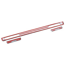 Dashboard Cup Holder Decoration Strips Trim Stickers for 3 Series E90 2005-2012 Car Accessoires, ABS Carbon Fiber