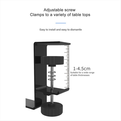Clip-on Headset Holder Z20 Hanger Hook Universal Metal Desktop Counter 2