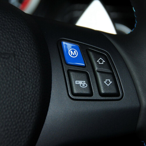 Blauer M-Modus-Taster für das Lenkrad der 3er-Reihe M3 E90-E93 (ab 2007) 2