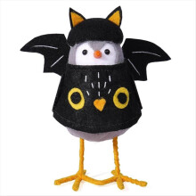 Stehende Halloween-Vogelstatue, Geisterpuppe, Schreibtisch- und Fensterdekoration