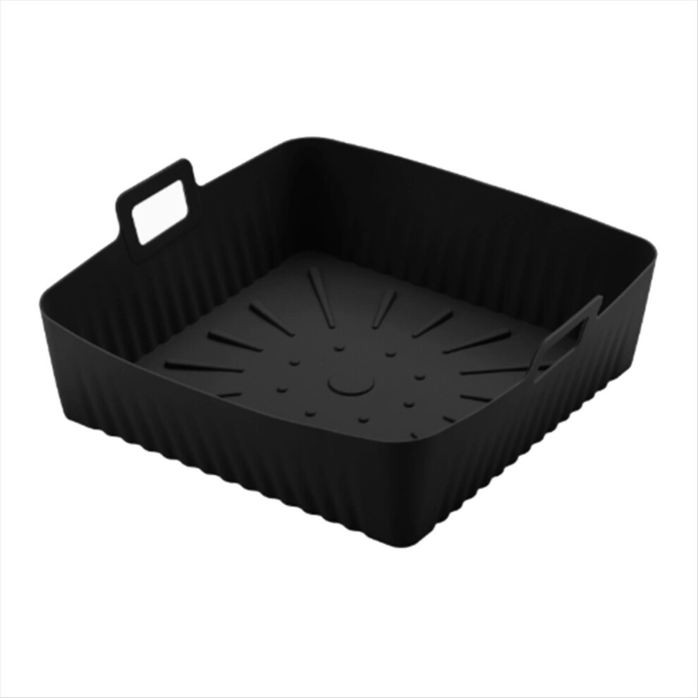 Typecat 23Cm/9In Square Large Silicone Air Fryer Liners Mold For 6-8Qt Reusabl