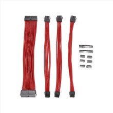 9-tommers flettet forlengelseskabelsett Basic for PC-kabinett, inkludert ATX