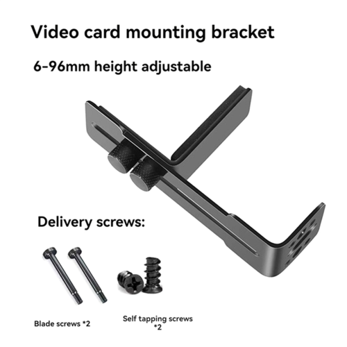 Suporte ajustável para GPU, previne inclinação da placa de vídeo. 2