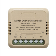 Tuya WiFi Matter Smart Switch Modul Mini Relay Timer Stemmekontroll App