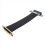 PCI-E X4 til forlængerkabel PCI Express Riser Extender Konverteradapter 4