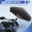 Μοτοσικλέτες Sport Wind Deflector Retro Windshield για SV650X 2017-2025 6