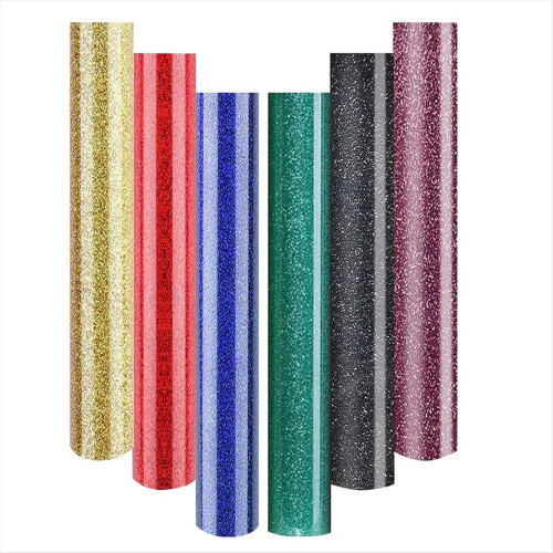 Glitter Vinyl Heat Transfer 3D, Metallic Sheets Iron On, HTV