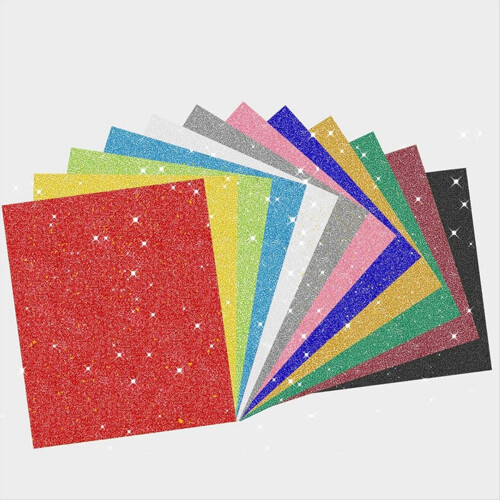 Glitter Vinyl Heat Transfer 3D, Metallic Sheets Iron On, HTV 2