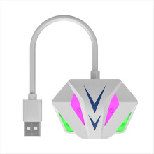 USB til RJ45 Ethernet-adapter Nettverkskort 10/100/1000 Mbps RGB-belysning