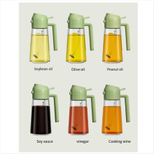 3-teiliges Ölspender-Set für die Küche (2-in-1) mit Sprühfunktion und Olivenölflasche zum Ausgießen