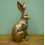Antique Gold Resin Hare Ornament | 38 cm 2