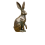 Antique Gold Resin Hare Ornament | 38 cm 1