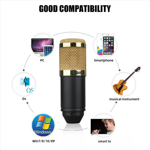 Microfono a condensatore USB Bm-800 aggiornato Microfono da studio Bm800 per computer 1