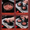Burger-Patty-Maker Antihaft-Hamburger-Set Fleisch-, Rindfleisch- und Gemüseform für Ki 8