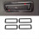Biltags airconditionventiler bagtil dekoration kulfiberlook 3