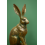 Antique Gold Resin Hare Ornament | 38 cm 8