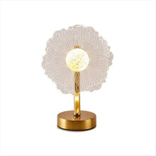 Acryl-Sonnenblumen-Tischlampe LED Schlafzimmer-Atmosphäre Dekorativ USB